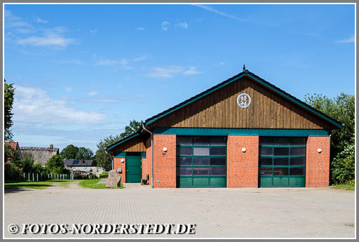 Das Feuerwehrhaus im Ortsteil Götzberg von Henstedt-Ulzburg